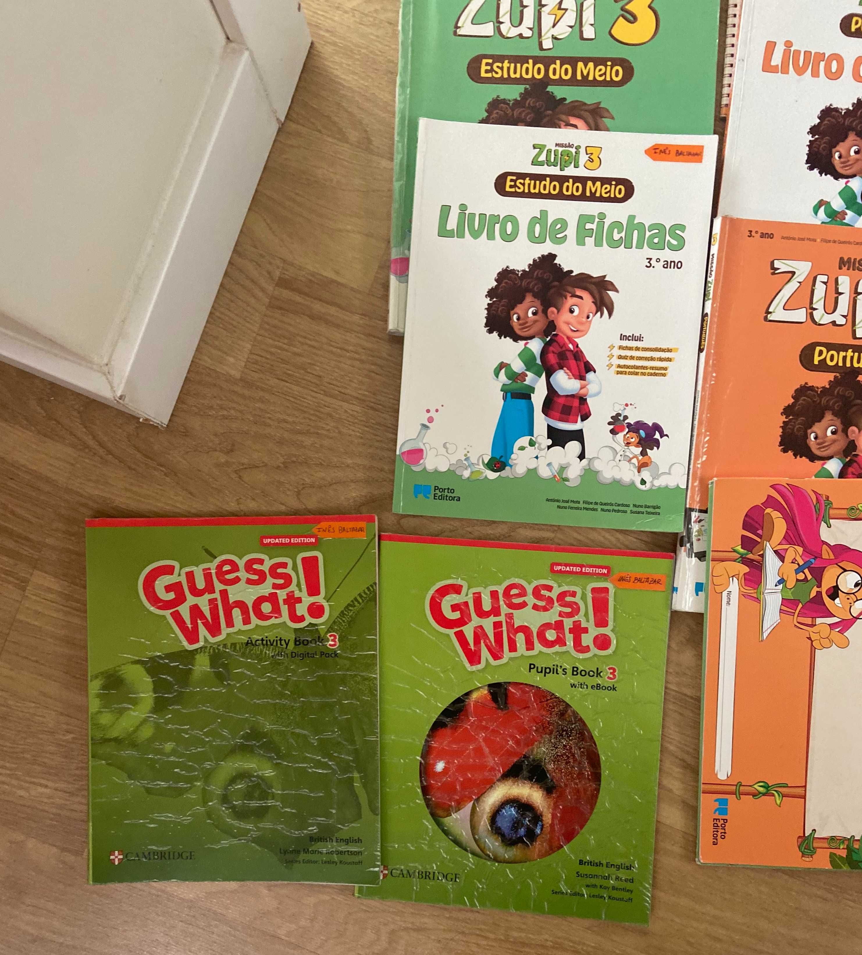 Zupi 3º ano.  Guess What, livros Cambridge