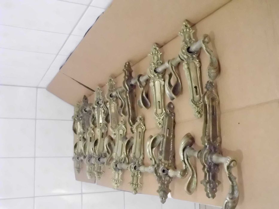 klamki do drzwi zabytkowe mosiężne