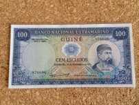 Nota Guiné 100 escudos 1971