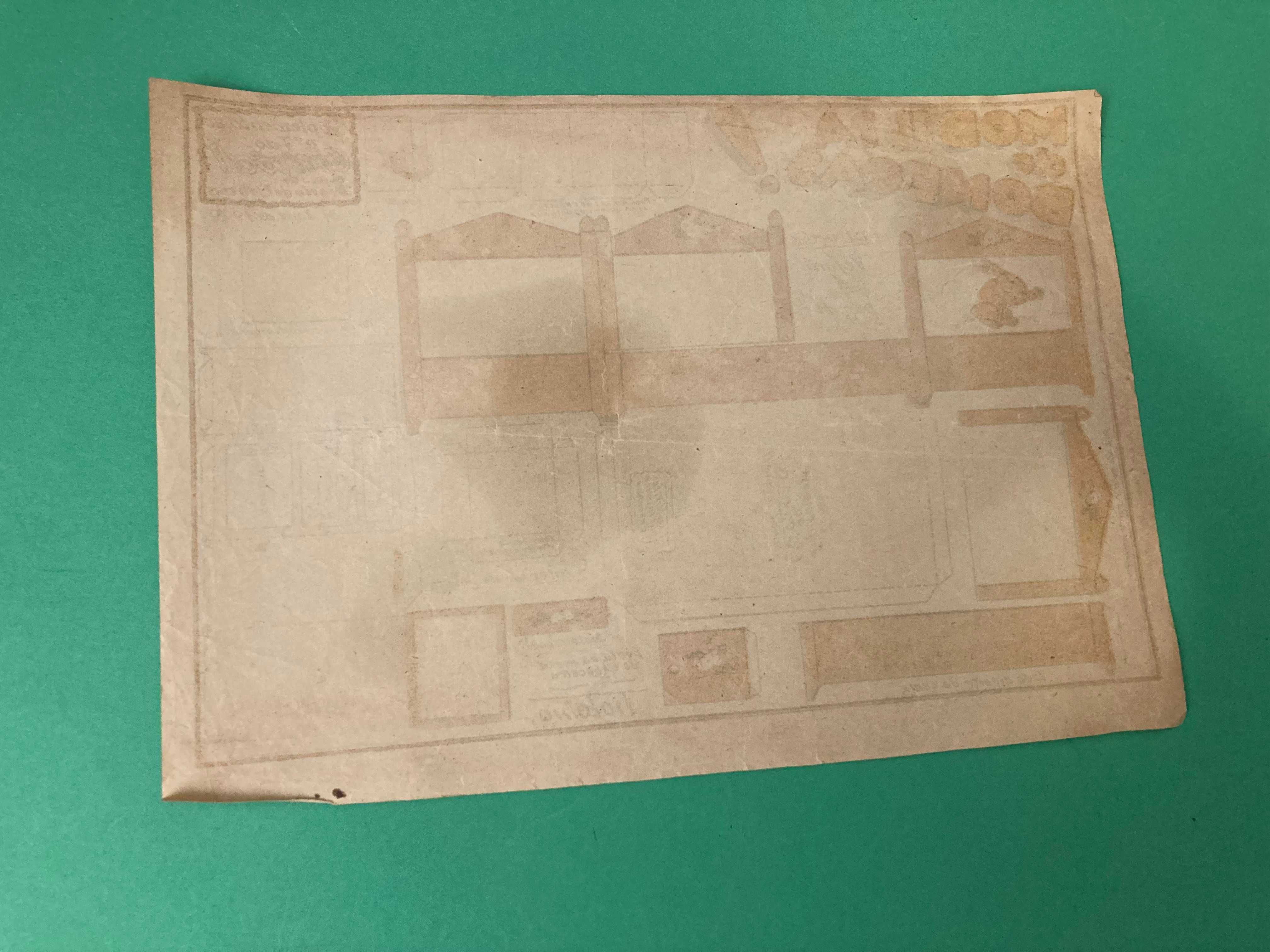 Raro Suplemento da Revista Có-Có-Ró-Có Mobília de Bonecas Anos 20