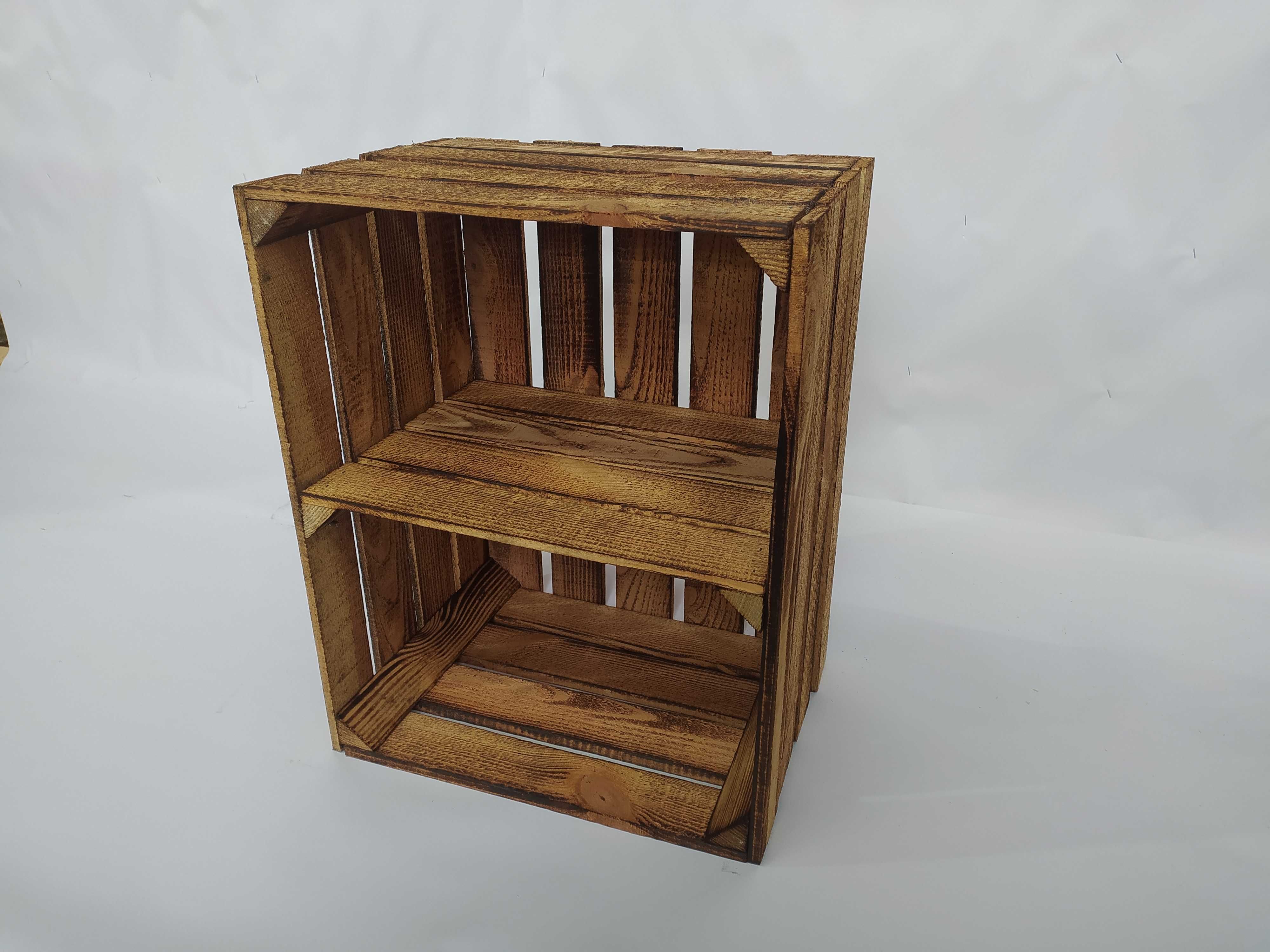 Ящик деревянный с полкой для обуви, вещей, книг и декора Каллакс