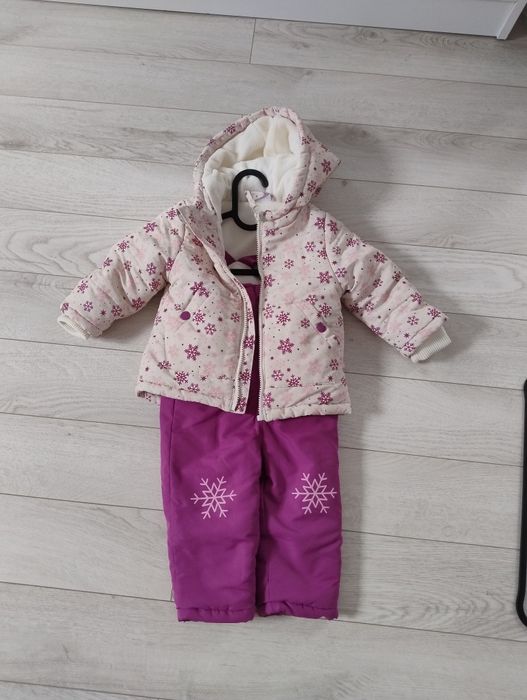 Komplet zimowy dziewczęcy