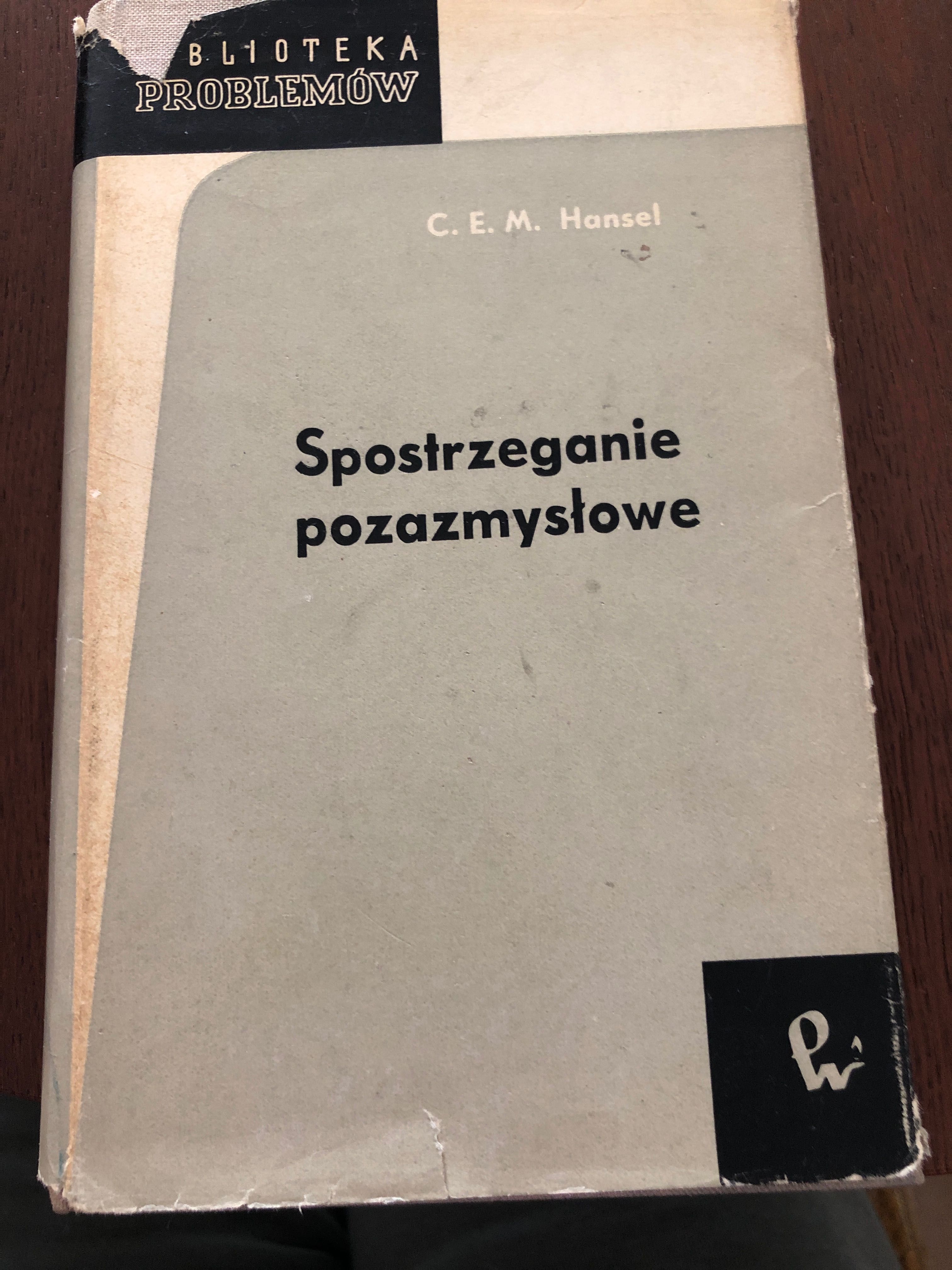 Postrzeganie pozazmysłowe. C. Hansel