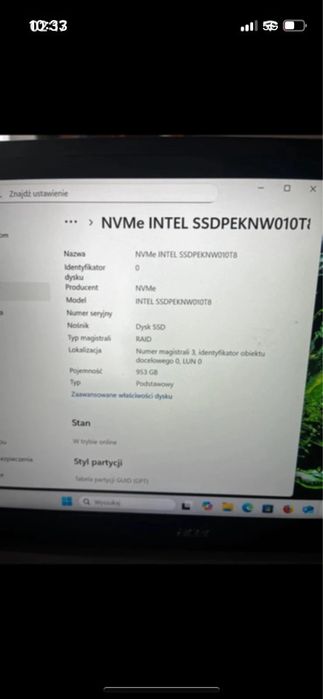 Laptop acer swift 3 i5