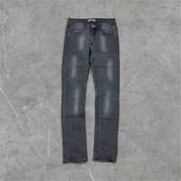 Spodnie jeansy damskie Acne studios jeans szare