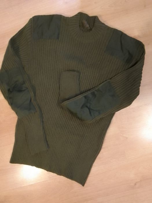 Sweter wełniany,wojskowy