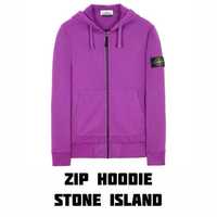 Zip hoodie stone island(violet)