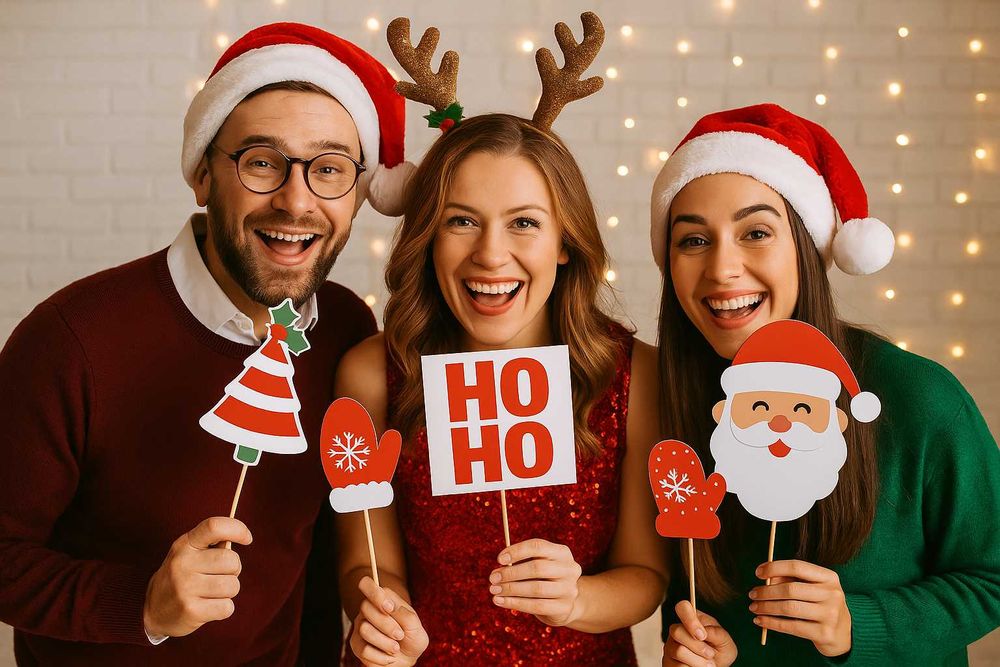 Fotobudka na mikołajki i wigilię to szkoły i firmy ! Drukowane zdjęcia