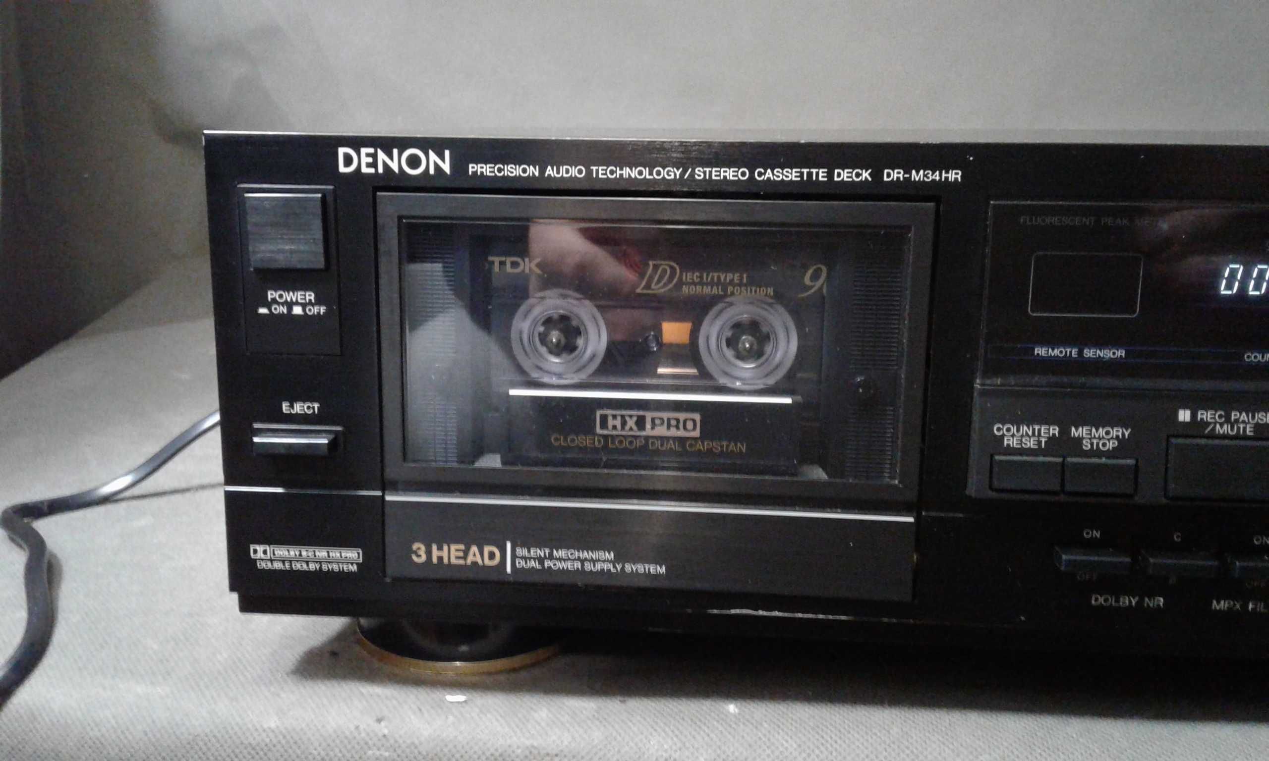 DENON DR-M34HX,magnetofon kasetowy