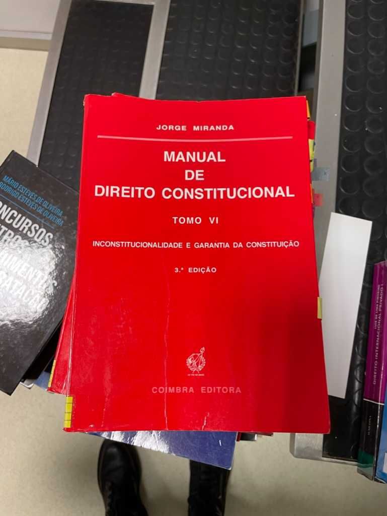 manual de direito constitucional tomo 6 jorge miranda