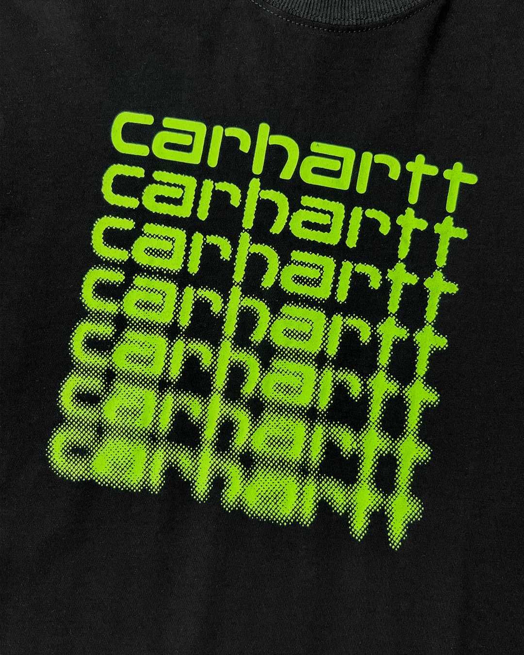 Футболка Carhartt WIP Fading Script Tee Black & Lime