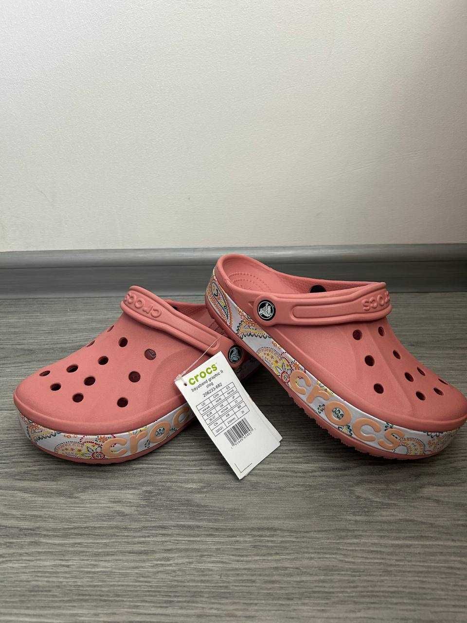 Оригинал! Crocs Bayaband print 36-43. Кроксы