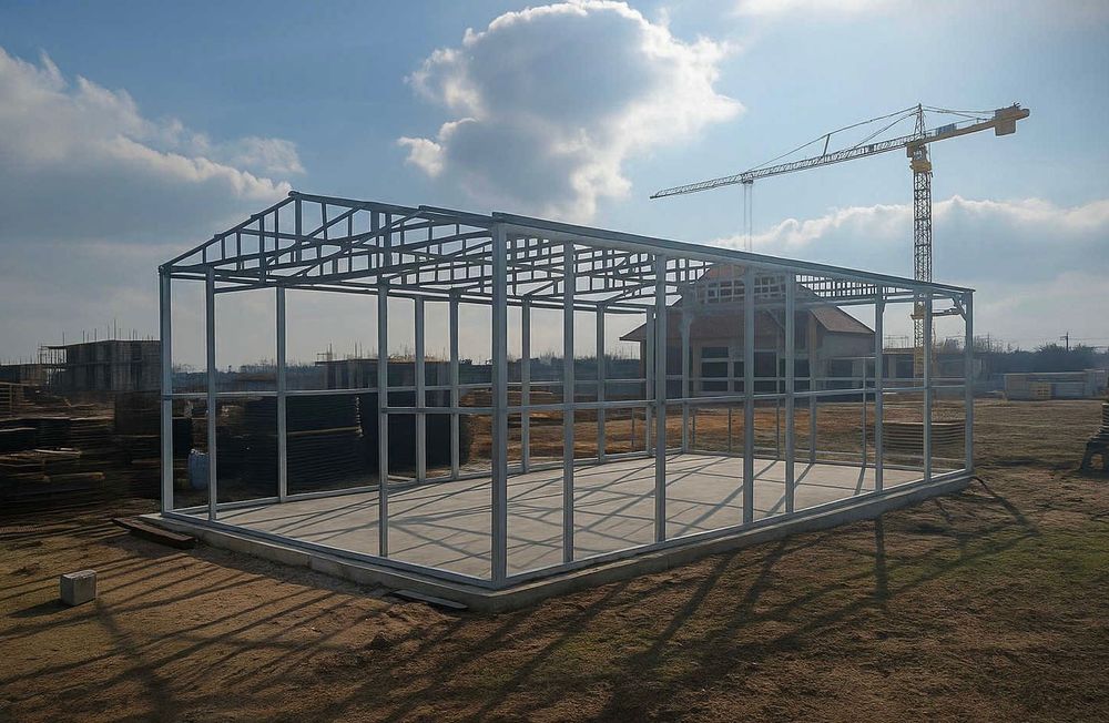 Hala garaż konstrukcja 6x6m 6x8 6x10m hala namiotowa blaszak GOTOWA