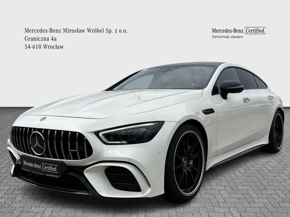 Mercedes-Benz AMG GT 4M+, Pakiet Dinamic, Distronic, Airmatic, Burmester, Pamieć, Keyless,