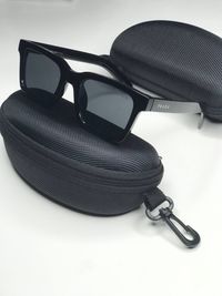 Солнцезащитные очки PRADA черные прямоугольные Мужские Женские Прада