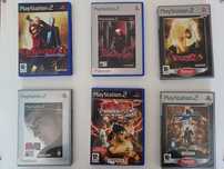 Zestaw gier na PS2 m.in. Tekken, Devil May Cry, GTA, LOTR
