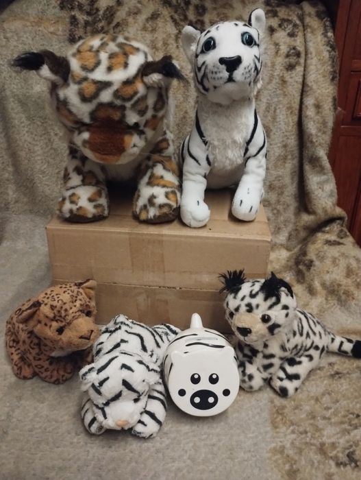 Dzikie koty Wild cats: Tiger, Ocelot, Ryś, Pantera