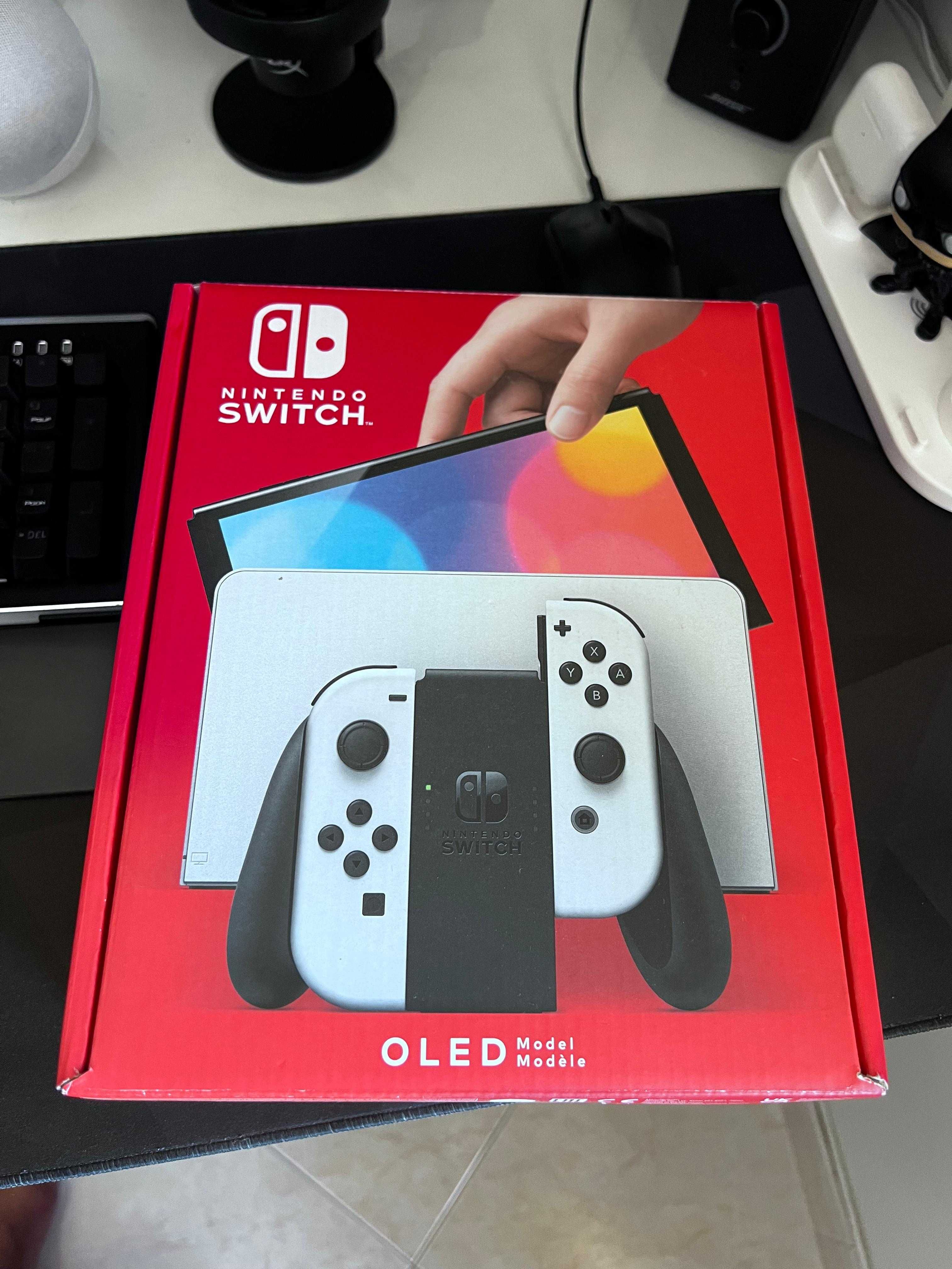 Nintendo Switch OLED (Branca) | Como Nova | Garantia 2027 + Fatura