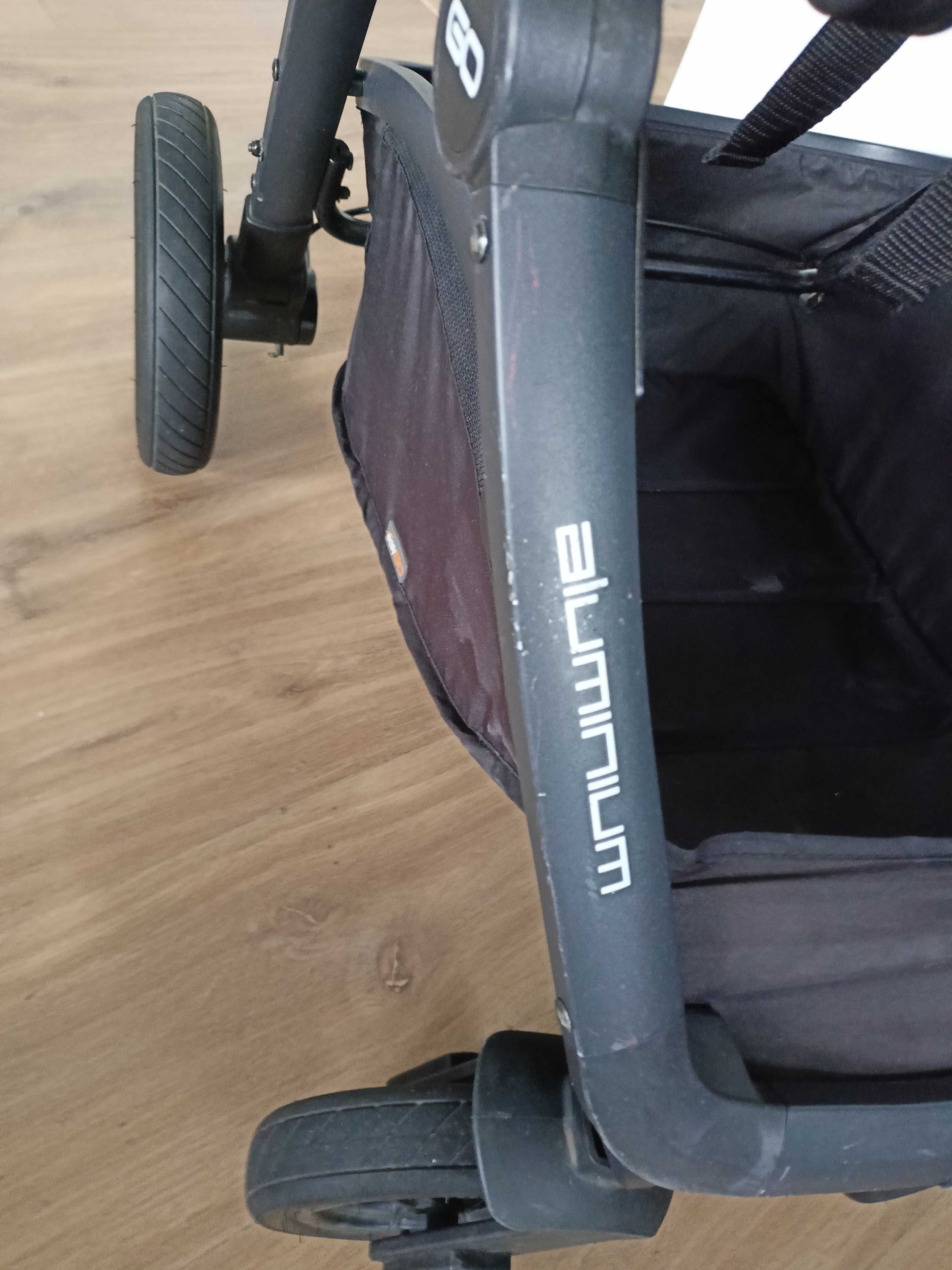 Wózek 2 w 1 Easy Go optimo air spacerówka + gondola Smart Fold