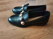 Buty mokasyny czarne