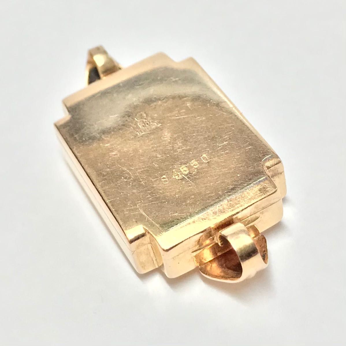 Złota KOPERTA do ZEGARKA 14K 16x18mm różowe ZŁOTO