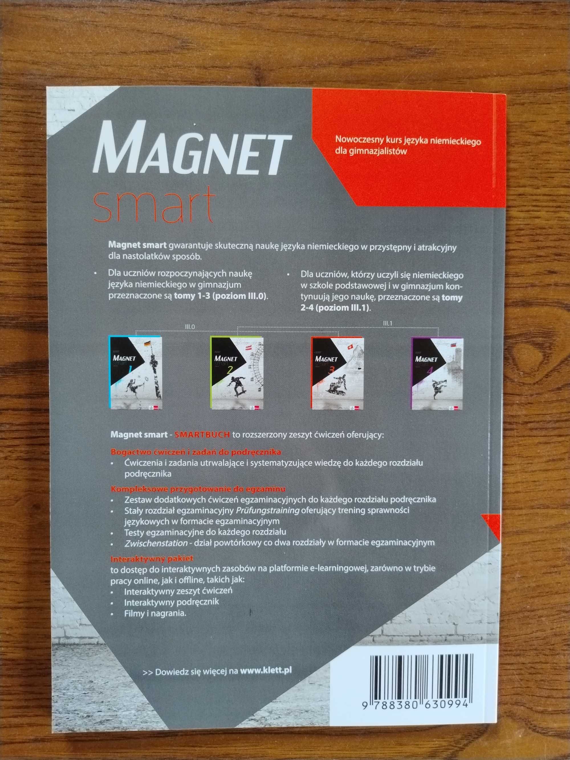 Magnet smart 3 podręcznik, ćwiczenia i smartbuch, CD