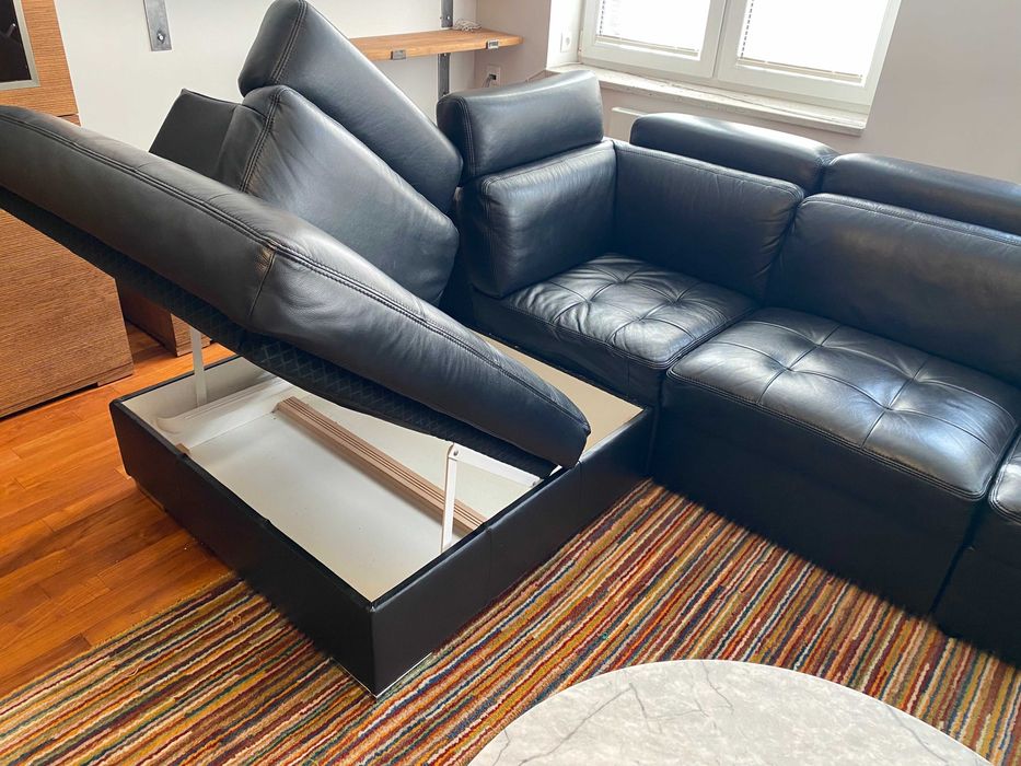 Skórzany narożnik / kanapa / sofa + fotel - cena detaliczna ~15 tys