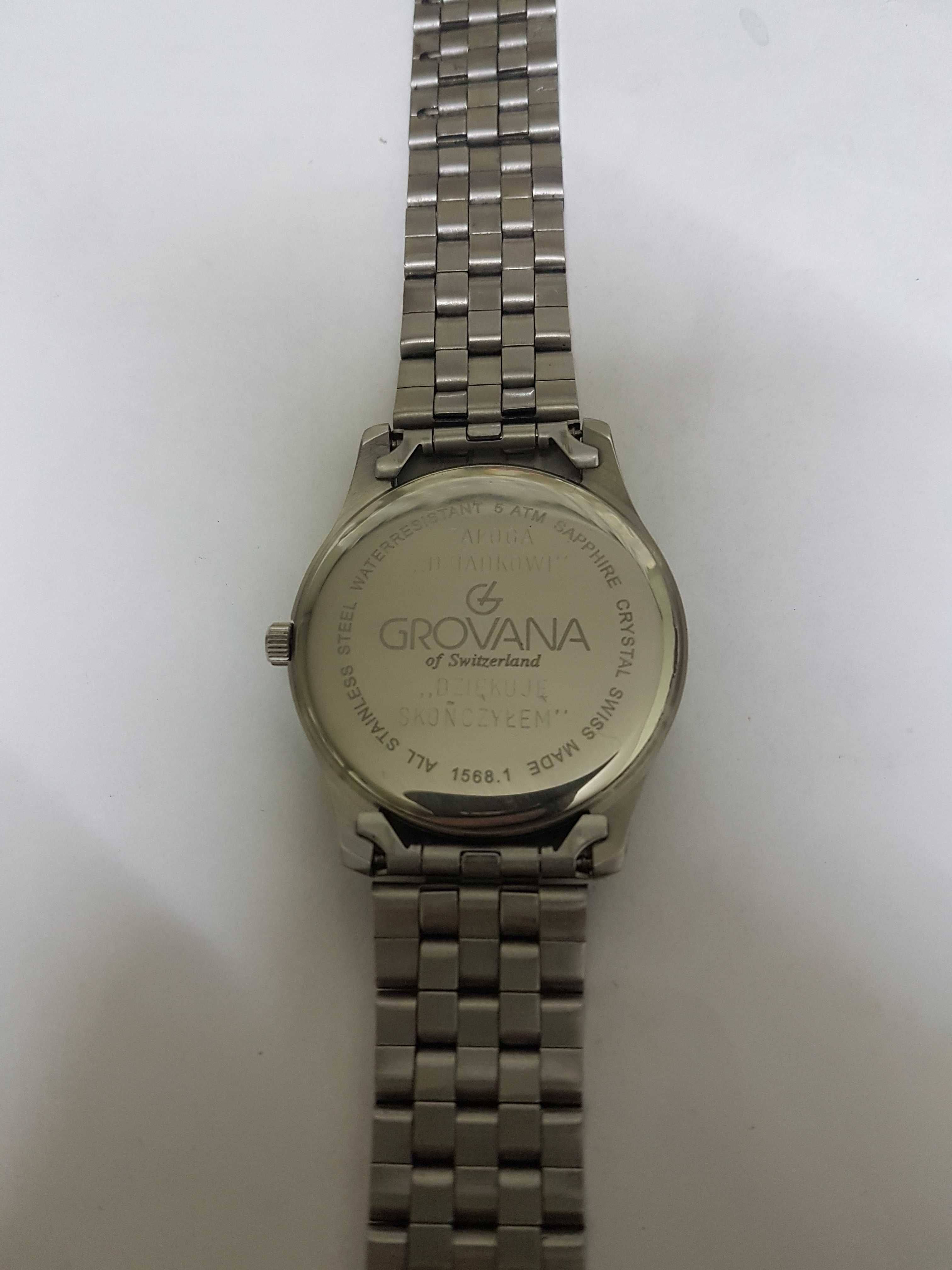 Zegarek Grovana Sapphire 5 ATM  NOWA 40,2mm