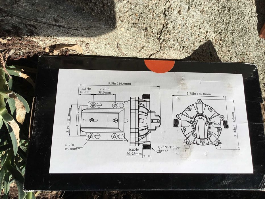 bomba de água sea flot 3,0 GPM 12v