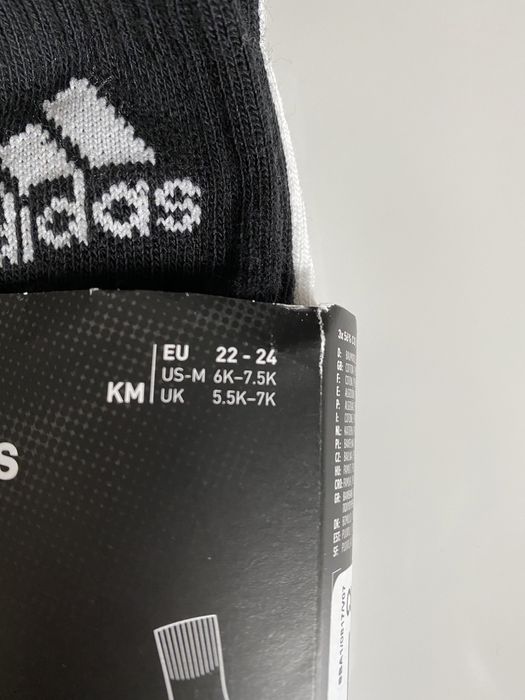 Meias Adidas Tam 22-24 novas