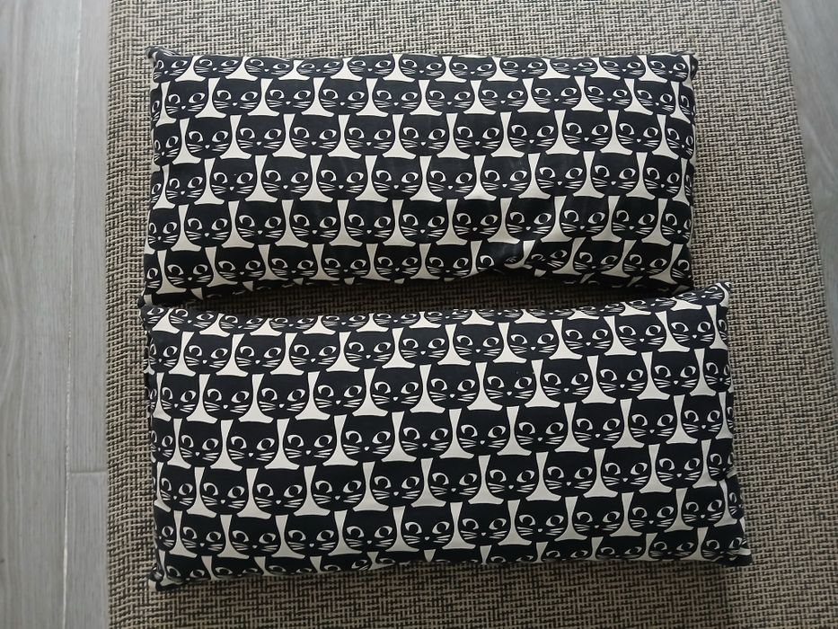 2 Almofadas de decoração ikea cinza