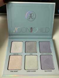 paletka rozświetlaczy anastasia beverly hills moon child glow kit