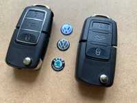 Корпус, чохол ключа, пульта vw Skoda, Volkswagen, викидний ключ, чехол
