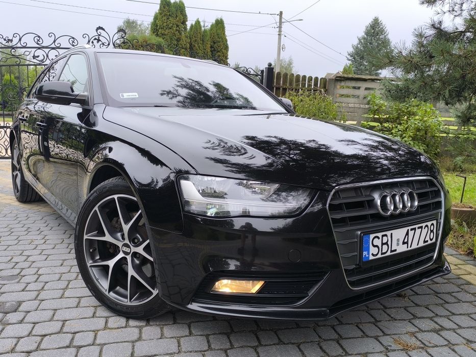 Audi A4 B8_2.0 TDI_2012r_Polift_ALU_BBS 18_CZARNA_PIĘKNA_BEZ WKŁADU_