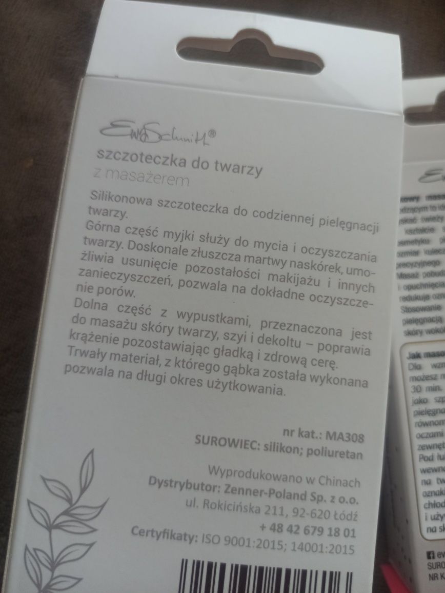 Ewa Schmidt Szczoteczka do twarzy z masażerem + masażer pod oczy