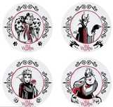 Zestaw 4 Talerzy Disney - Villains - Średnica 21cm