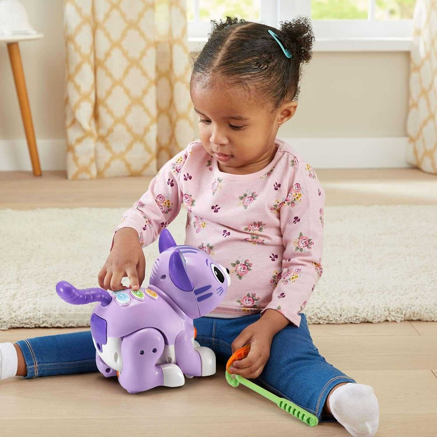 Интерактивный робот котик с рыбкой Втеч VTech Zippy Kitty