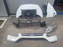 Ford Transit Custom Mk8 2016r MASKA BŁOTNIK przedni  lewy LAMPA przednia lewa REFLEKTOR grill atrapa ZDERZAK pas przedni chłodnice KOMPLETNY PRZÓD pokrywa silnika komplet chłodnic