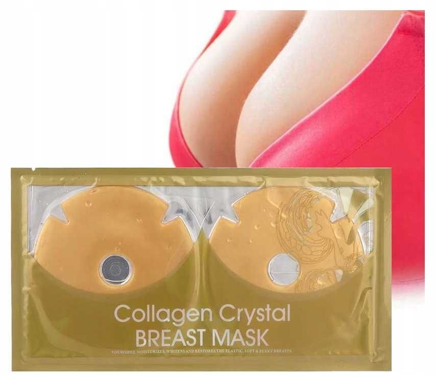Złota kolagenowa maska Q10 na piersi ujędrniająca