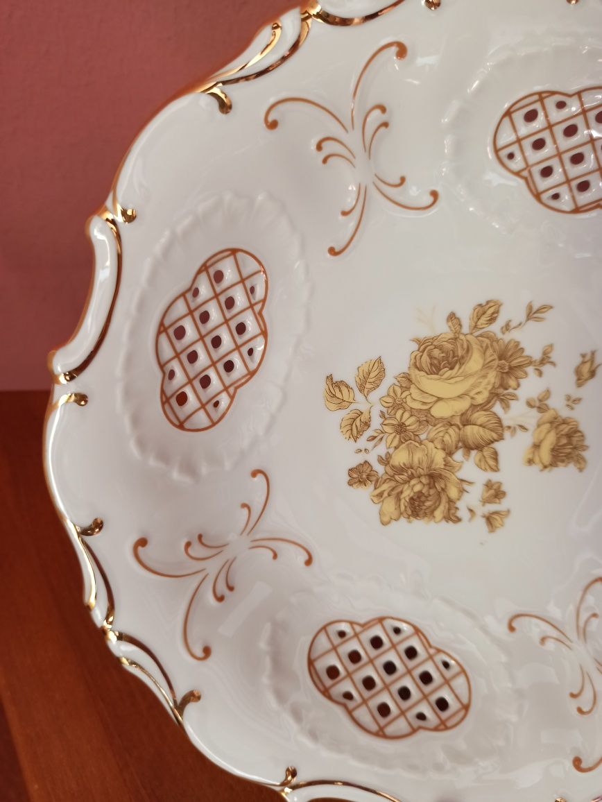 Patera PIRKEN HAMMER Złota Róża Ażurowa Czechosłowacja Brezova