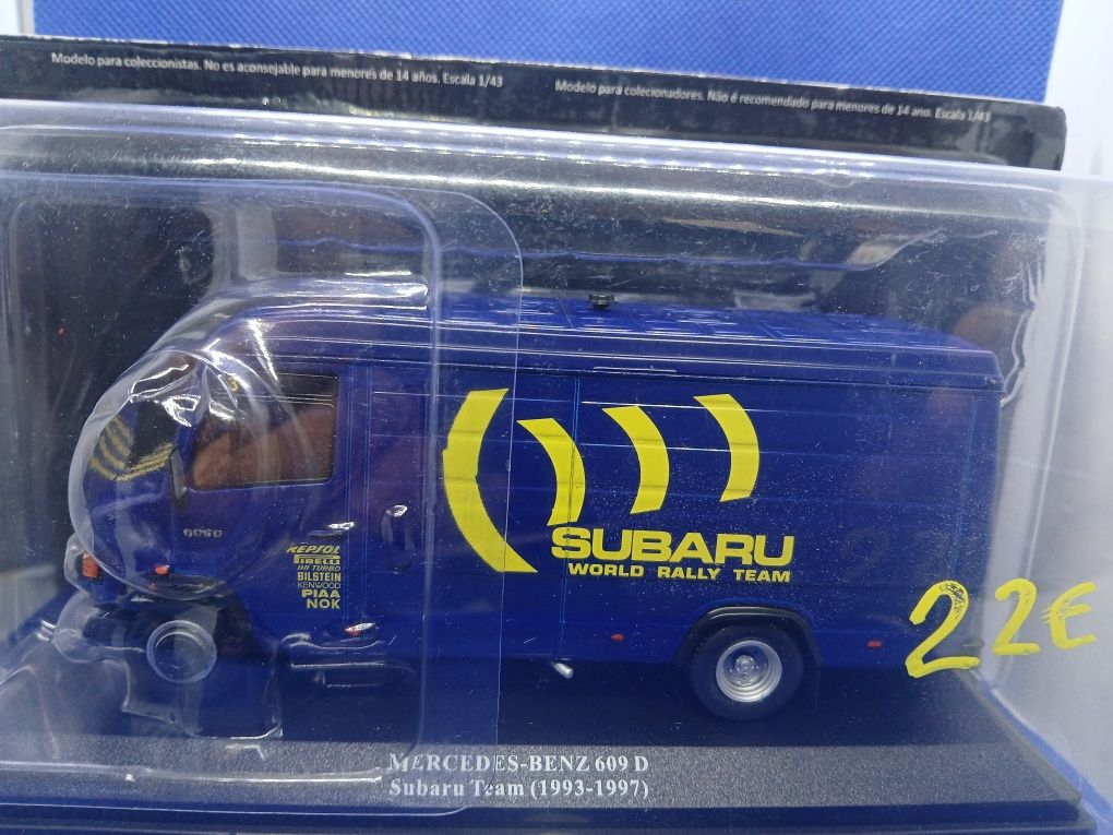 Miniaturas 1:43 Assistência Rallys 8 modelos diferentes  novas