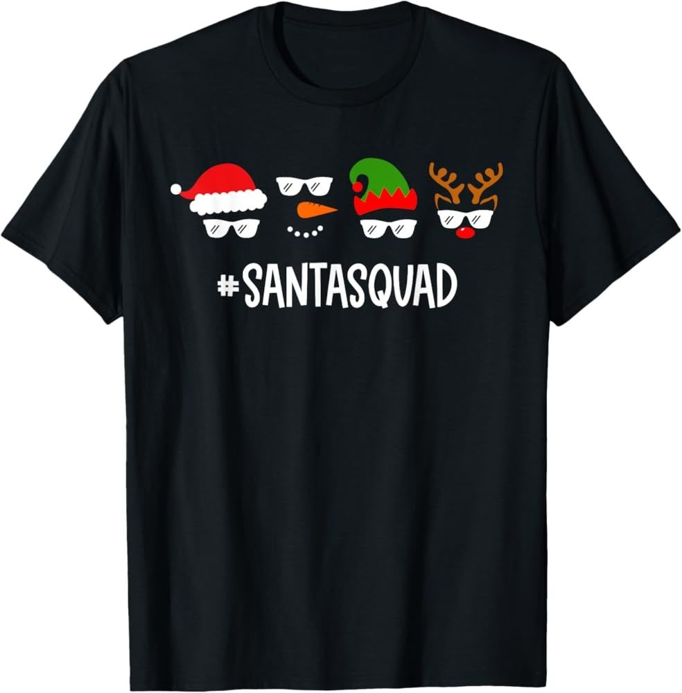 Santa Squad damska koszulka 6 rozmiarów NOWA na Mikołaja świąteczna