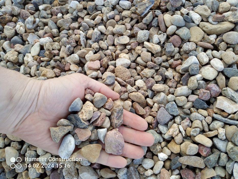 Żwir piasek beton towarowy transport wywrotką