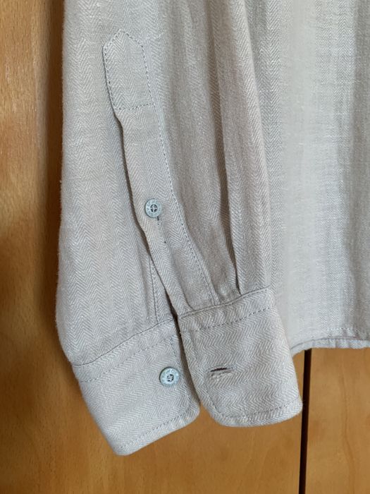 Camisa DKNY linho e algodão