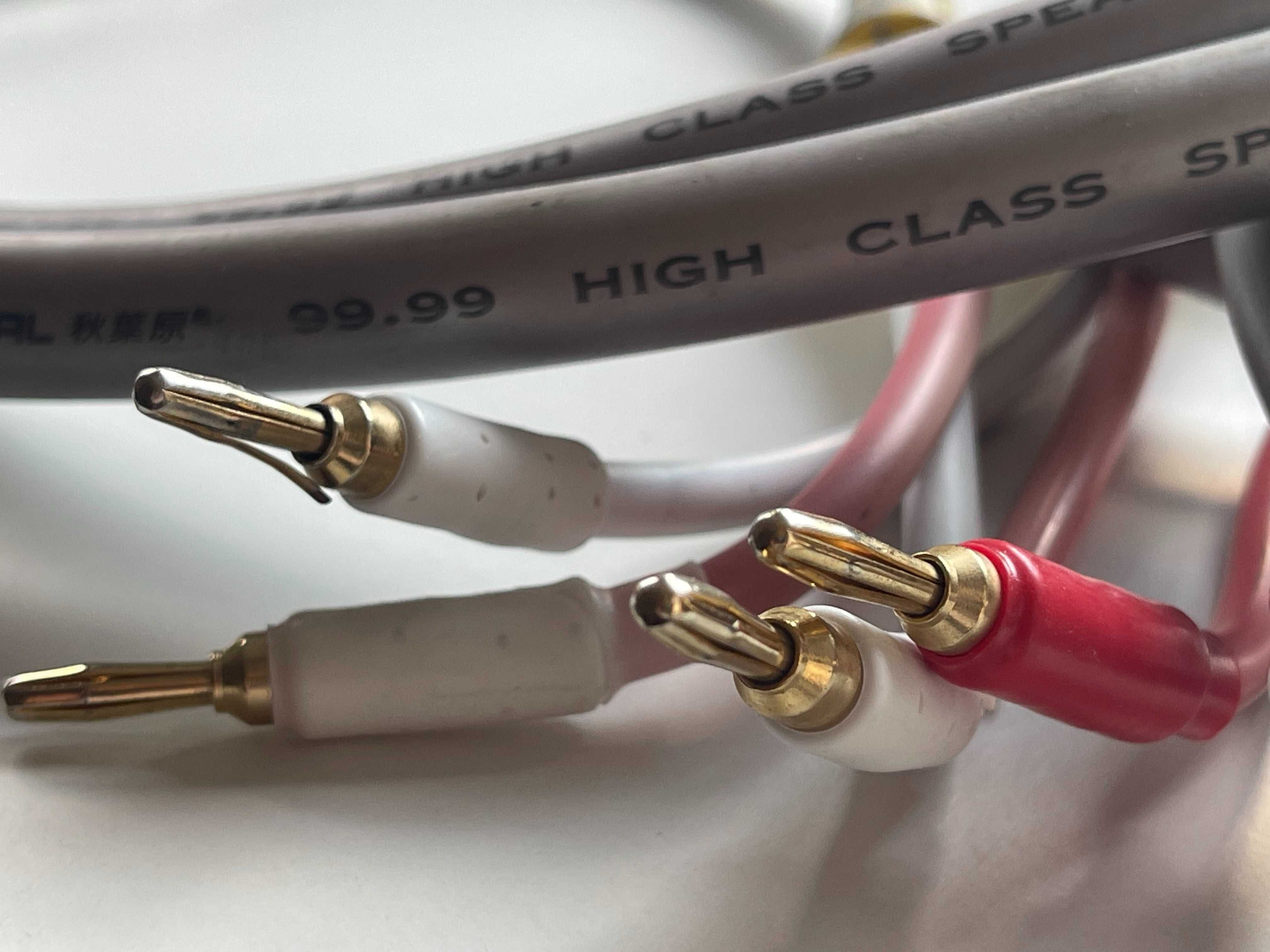 kabel audio, głosnkowy, grubość 15mm częściowo z wtykami, 2x2,5mb