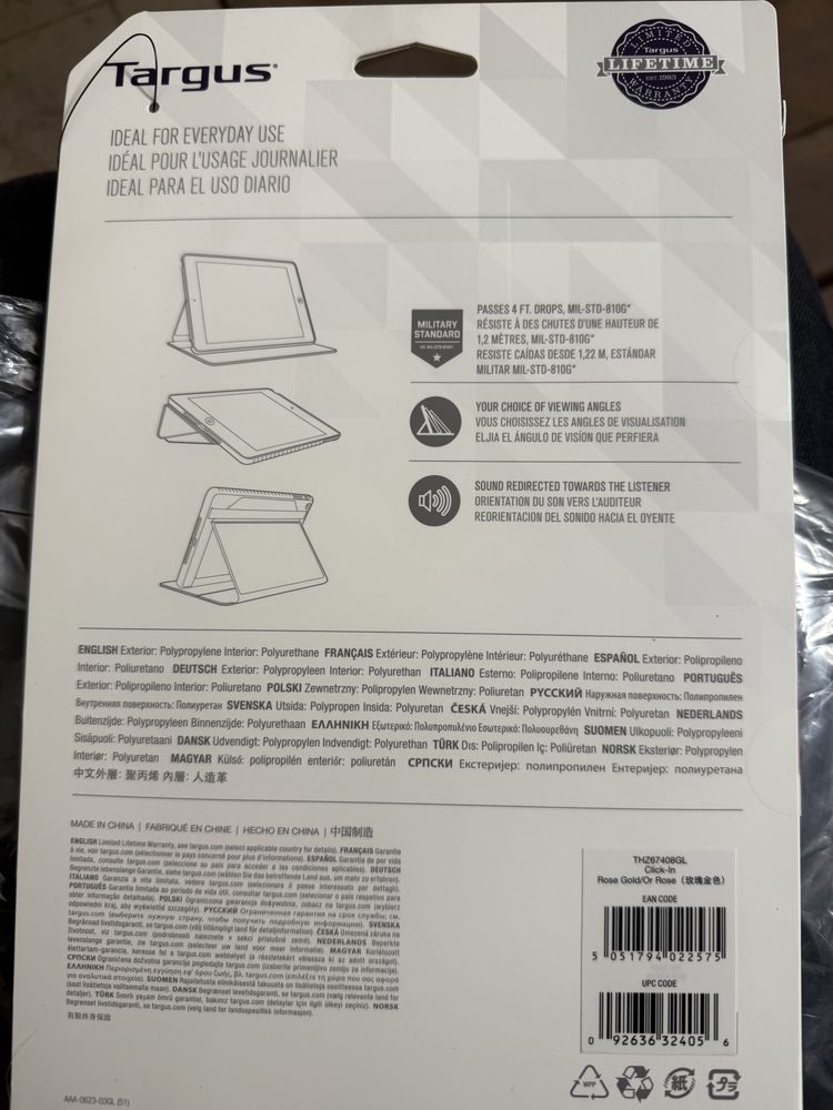 Targus Etui Click-in 10,5" iPad Pro case obudowa