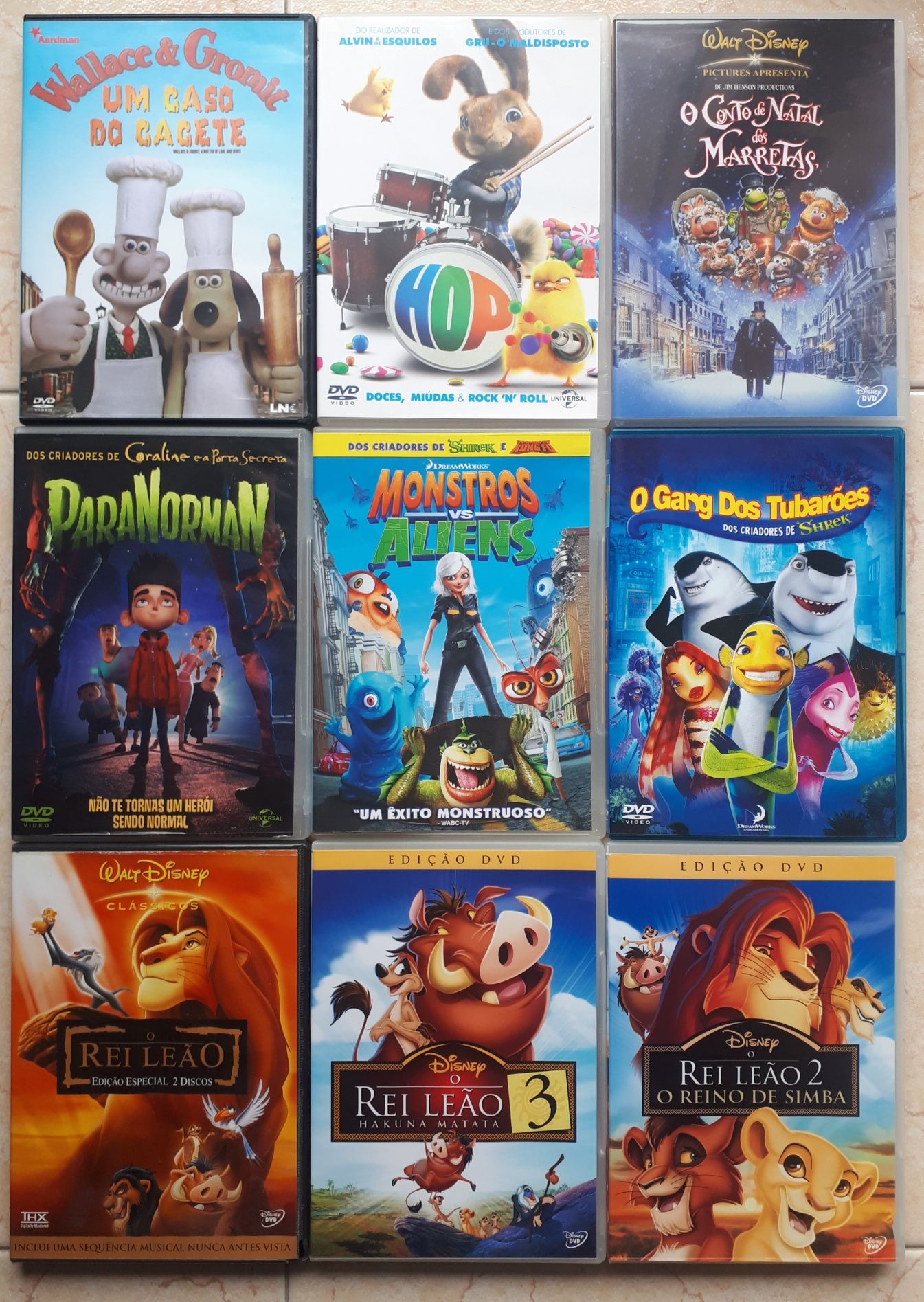 Dvds de filmes infantis