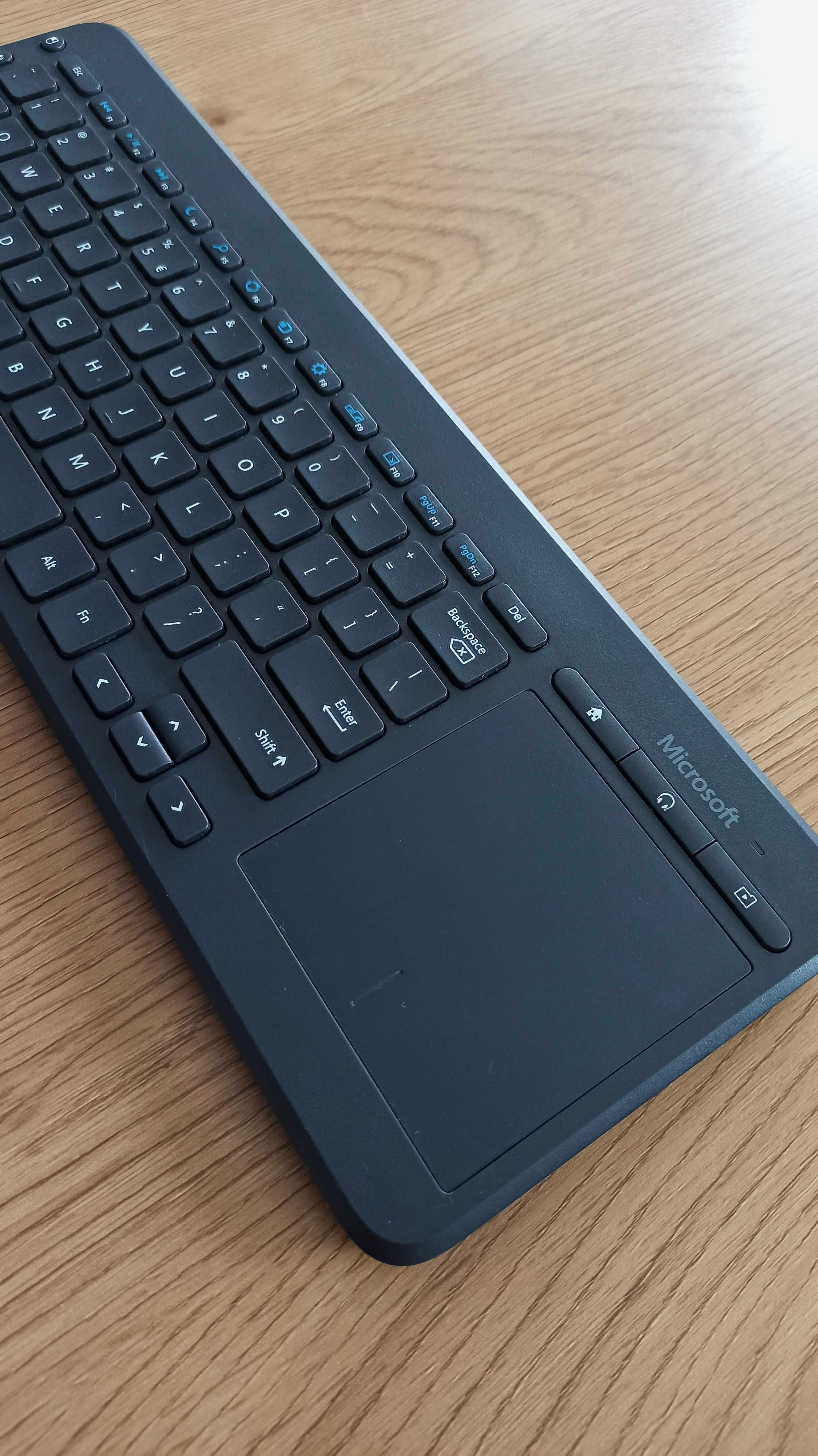 Klawiatura Microsoft All-In-One Media Keyboard Bezprzewodowa Touchpad