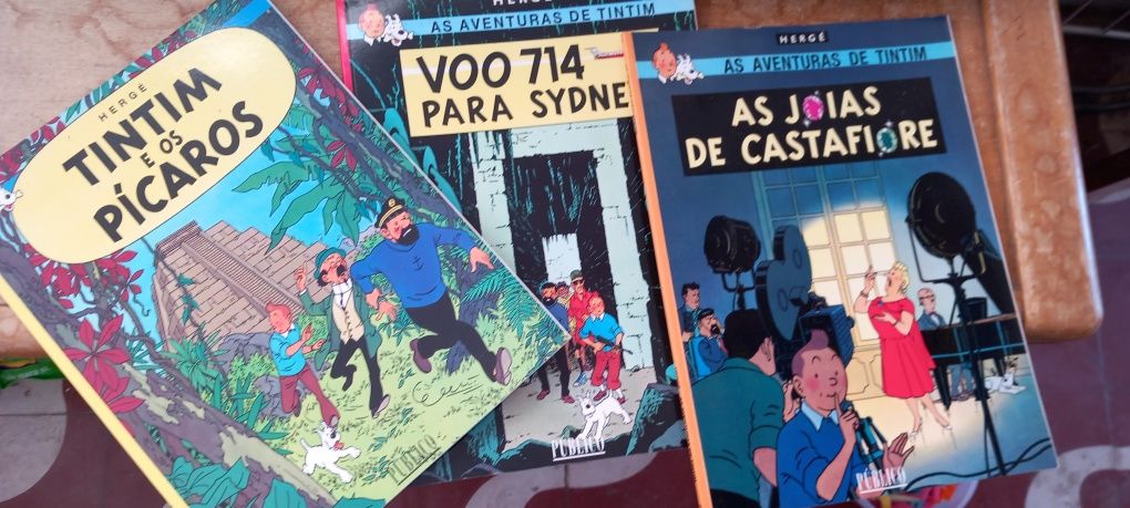 Tintim e Asterix livros