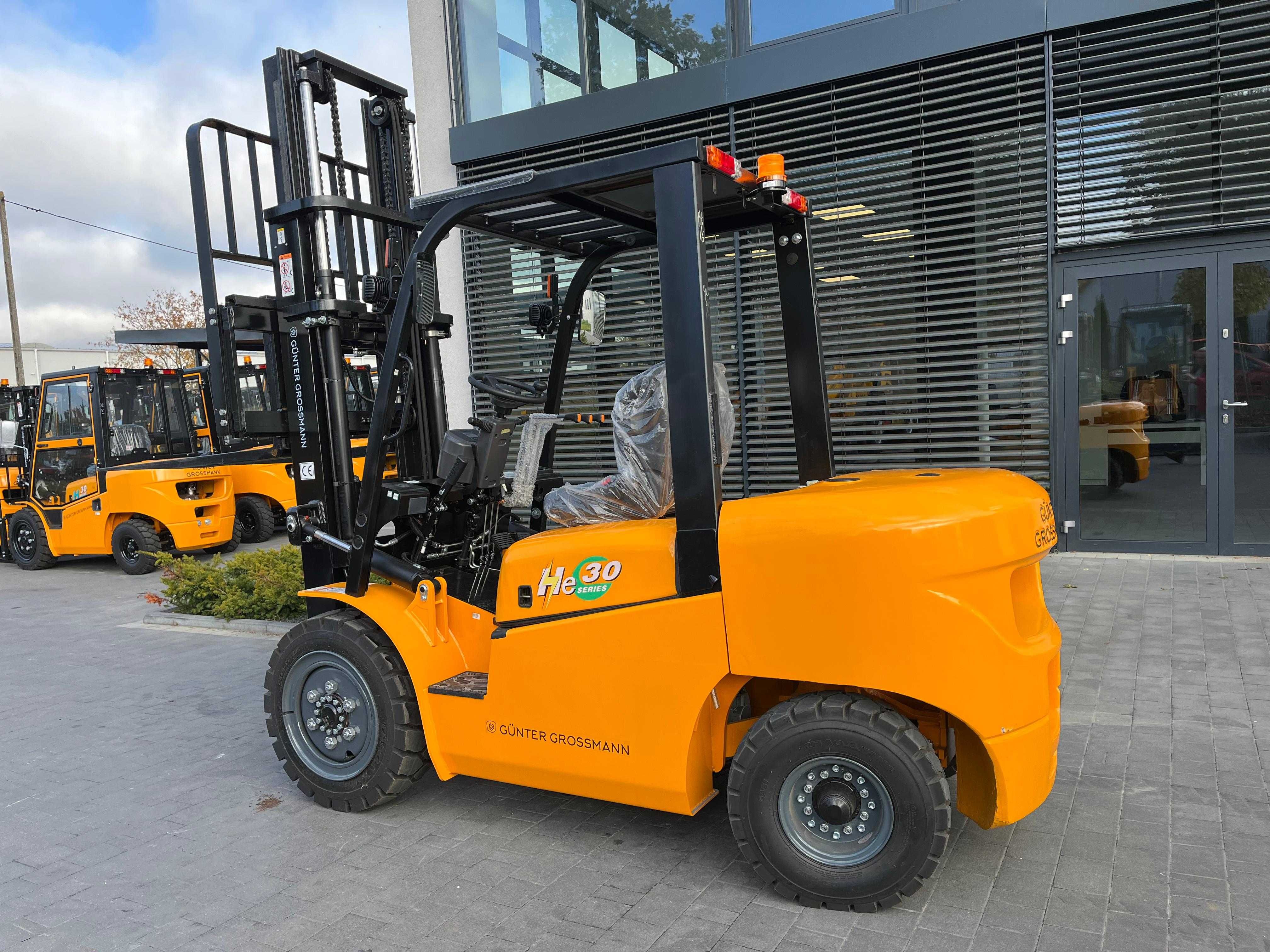 Wózek widłowy Gunter Grossmann 3T Duplex 3,3 m  . Elektryk